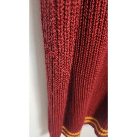 Harry Potter Women's Sz. S Red & Gold Gryffindor Sweater Dress - Picture 4 of 8